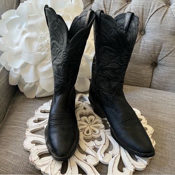 Ariat Shoes Ariat Black Western Cowboy Boots Womens 9 Poshmark